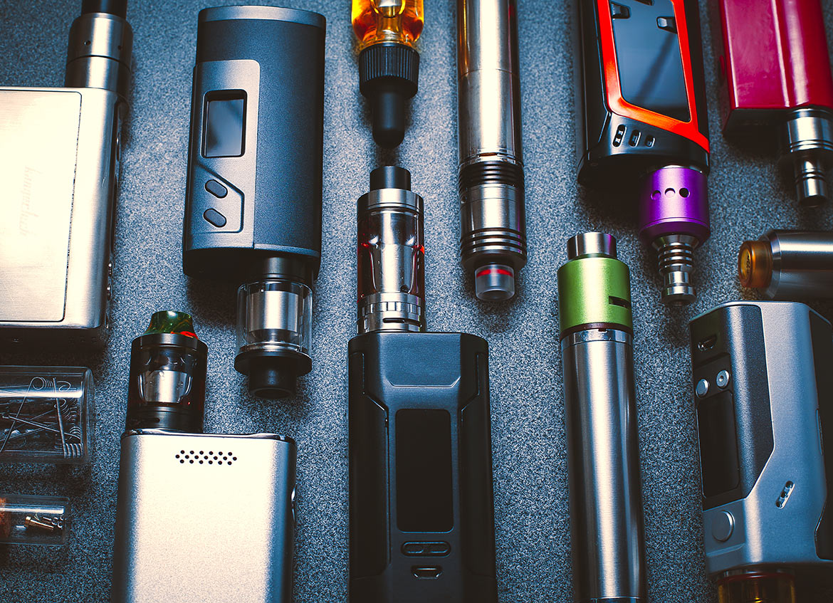 Assortment of vape pens